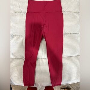 ECHT Red Scrunch Butt Seamless Leggings Women’s Medium High Waisted Gym Workout